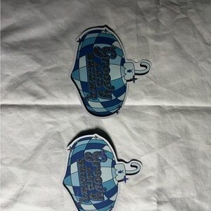 Dutch Bros “groovy and bright” holiday holographic Stickers